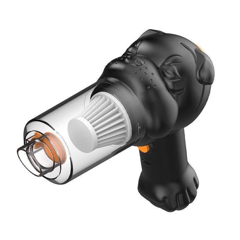 Aspirator Auto 4 in 1 Portabil fara Fir, 120W, Aspirare Umeda/Uscata, Suflare si Umflare, Negru