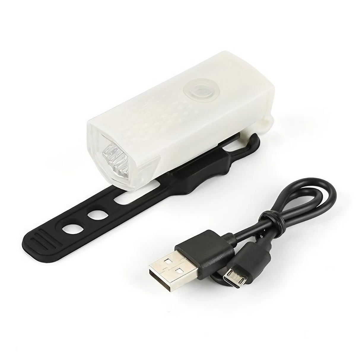 Far LED Reincarcabil Pentru Bicicleta si Trotineta, USB, 300 Lumeni, 3 Moduri Iluminare, Rezistent la Apa IPX4