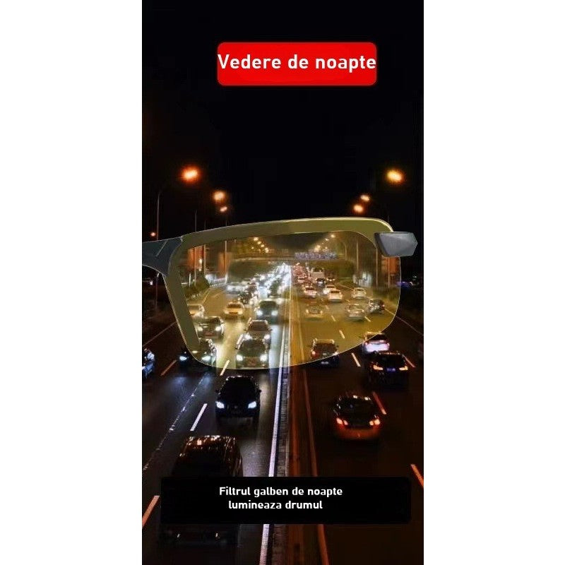 Ochelari Polarizati Pentru Condus pe Timp de Noapte, Lentile Galbene, Protectie UV, Pentru Condus, Ciclism si Activitati Outdoor