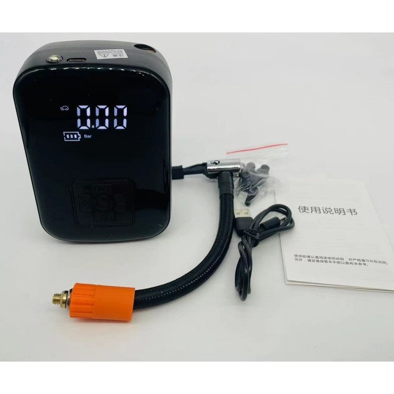 Pompa De Aer Portabila Wireless 150 PSI Pentru Anvelope, Biciclete Si Mingi