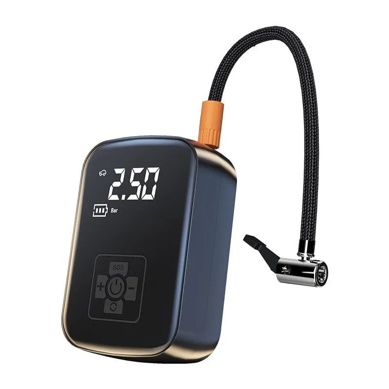 Pompa De Aer Portabila Wireless 150 PSI Pentru Anvelope, Biciclete Si Mingi
