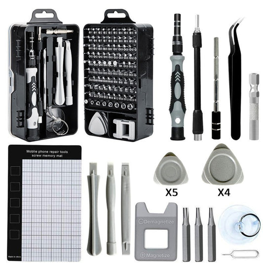 Set De Surubelnite De Precizie 115 In 1 Pentru Reparatii Telefoane, Laptopuri Si Electronice